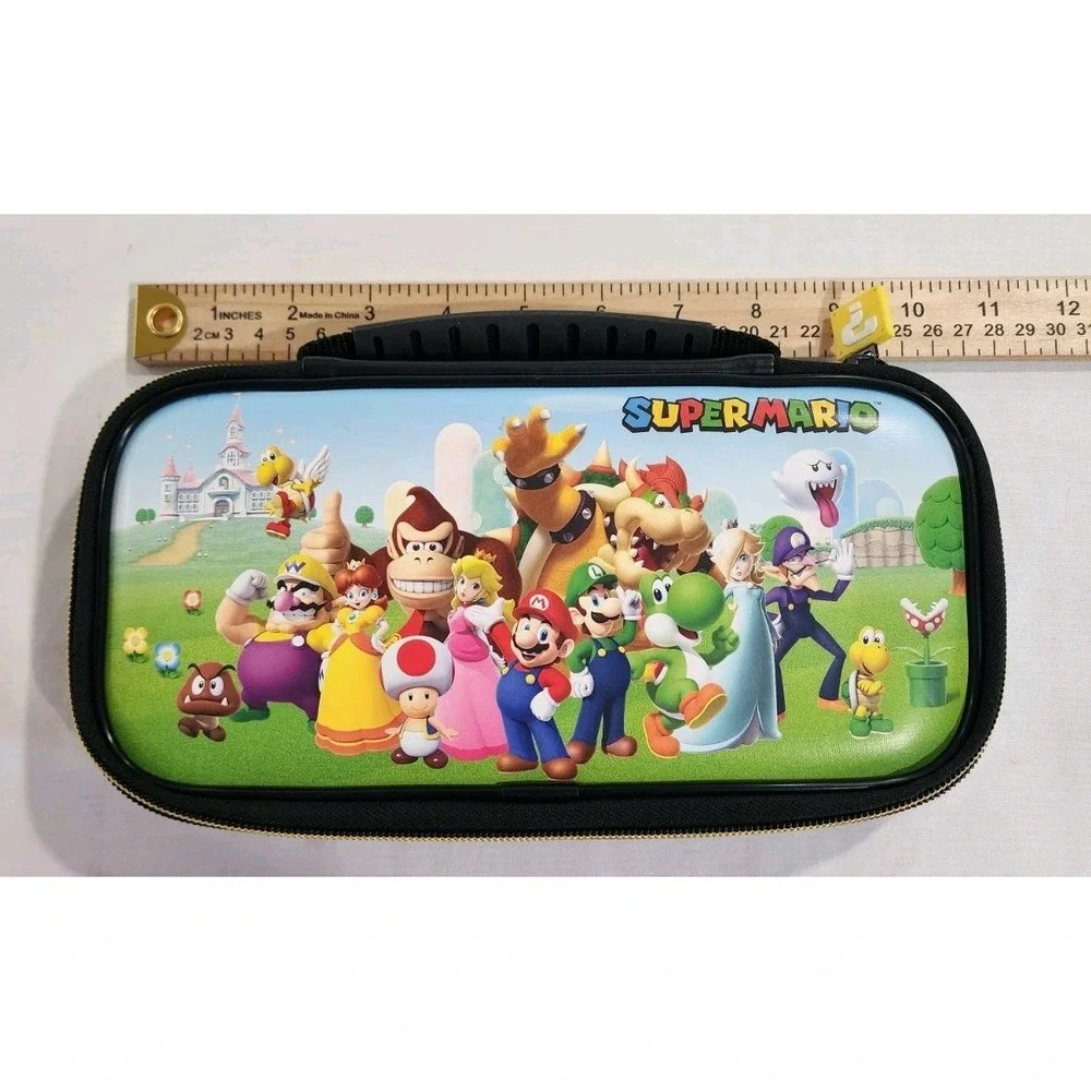 Nintendo Switch Super Mario Game Traveler Deluxe Travel Carrying Case‎ Hardshell